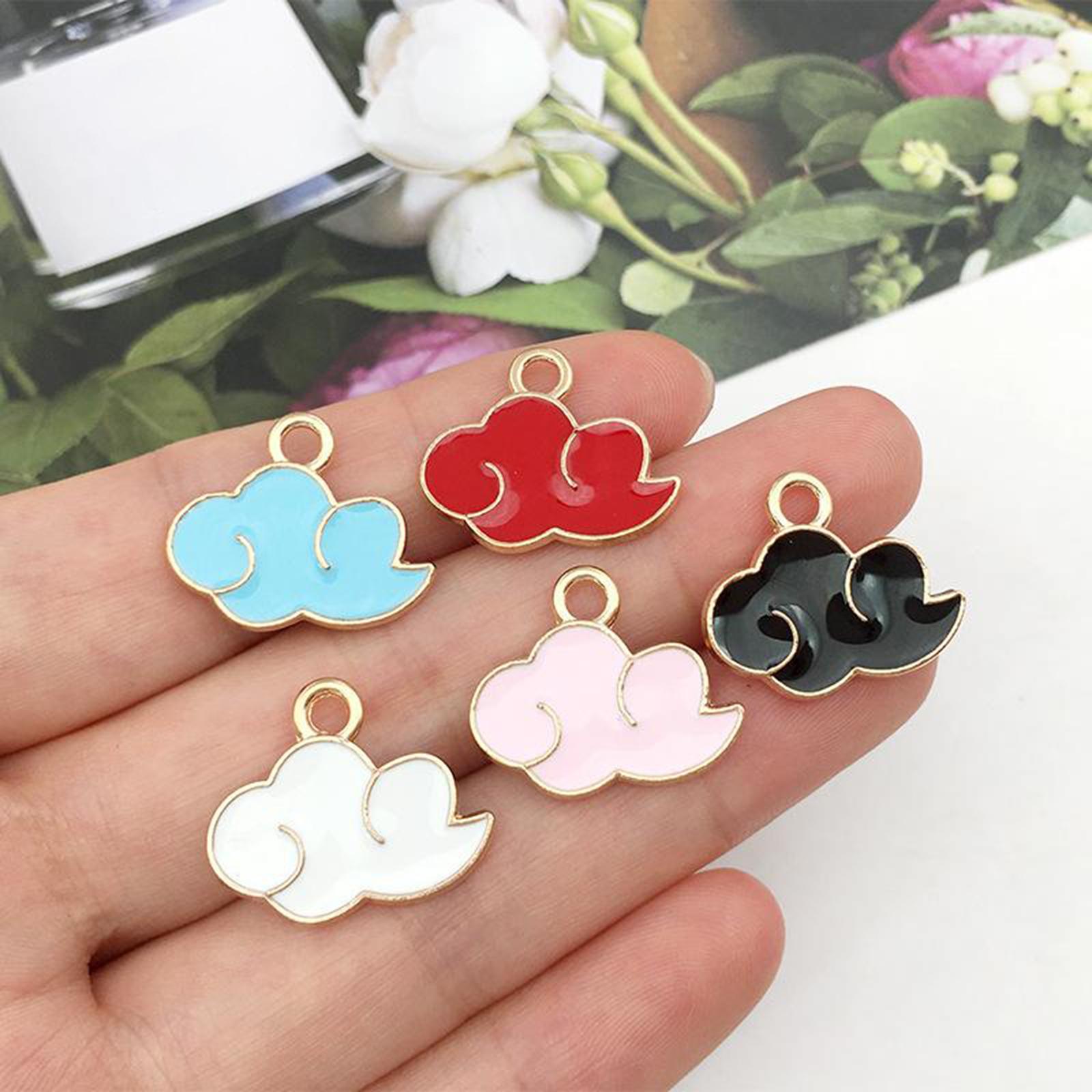 90Pc Cute Enamel Charms Pendants for DIY Jewelry Necklace Bracelets Earrings