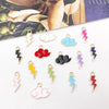 90Pc Cute Enamel Charms Pendants for DIY Jewelry Necklace Bracelets Earrings