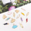 90Pc Cute Enamel Charms Pendants for DIY Jewelry Necklace Bracelets Earrings