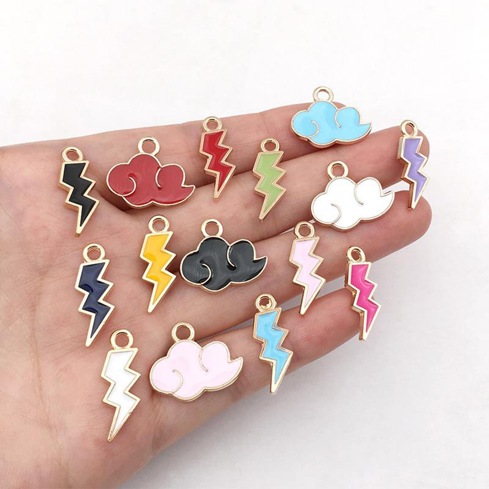 90Pc Cute Enamel Charms Pendants for DIY Jewelry Necklace Bracelets Earrings