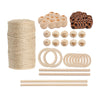 DIY Macrame Cord Kit Twisted Rope Natural Cotton for Plant Hangers Tapestry