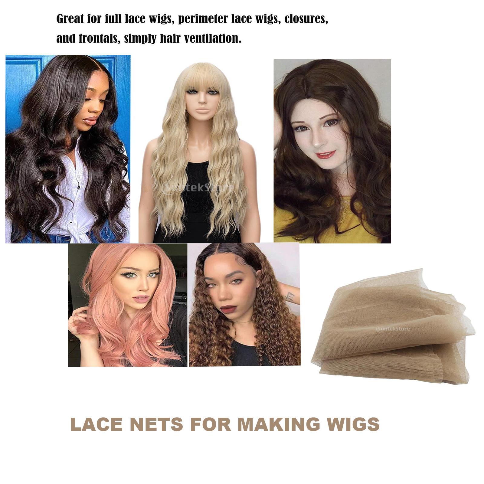 1Yard Foundation Lace for Making Wig Full Lace Front Wig Cap Ventilation Net