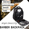 Portable  Makeup Tool Bag for Barber Stylist Black