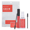 Eyebrow Shaping Brow Soap Kit Growth Serum Brush Aloe Vera Water  White bag