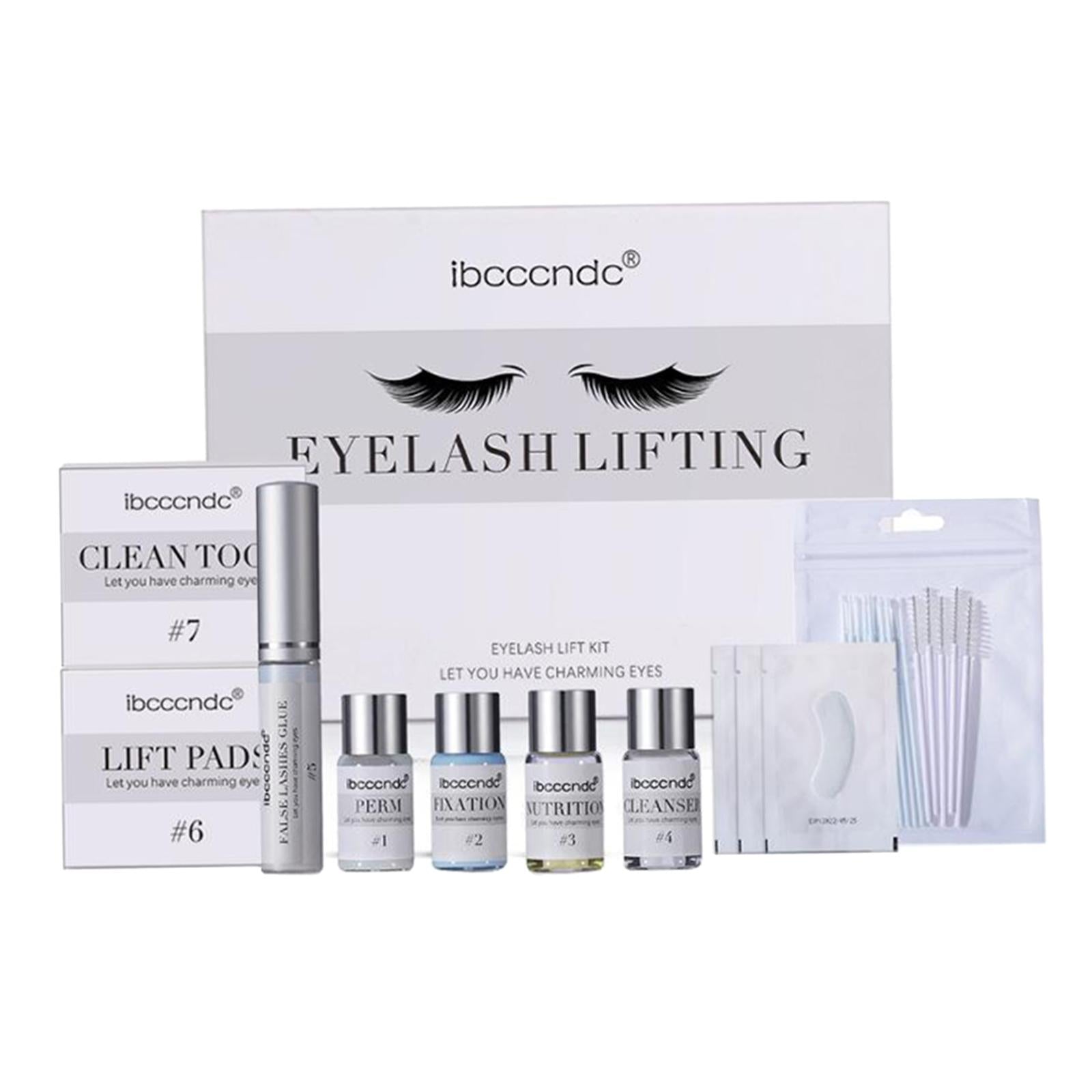 DIY Eyelash Eye Lashes Brows Perming Curling Kit Lash Curling Semi-Permanent