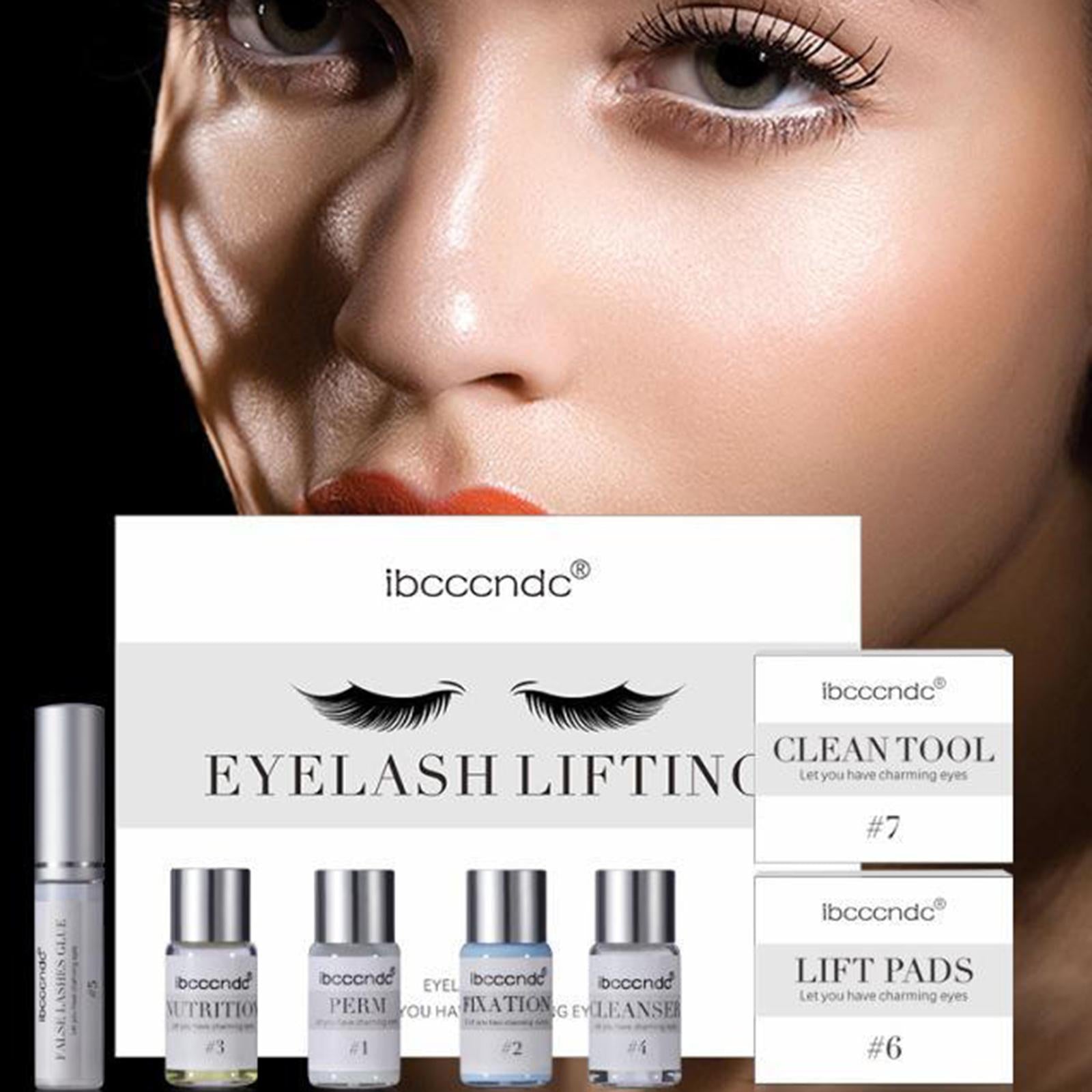 DIY Eyelash Eye Lashes Brows Perming Curling Kit Lash Curling Semi-Permanent