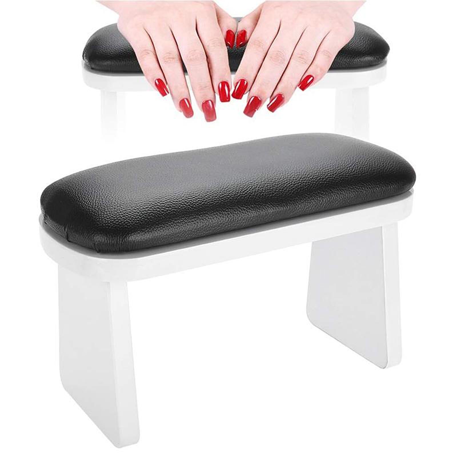 Manicure Table Nail Art Hand Pillow Manicure Arm Rest Cushion Salons Black