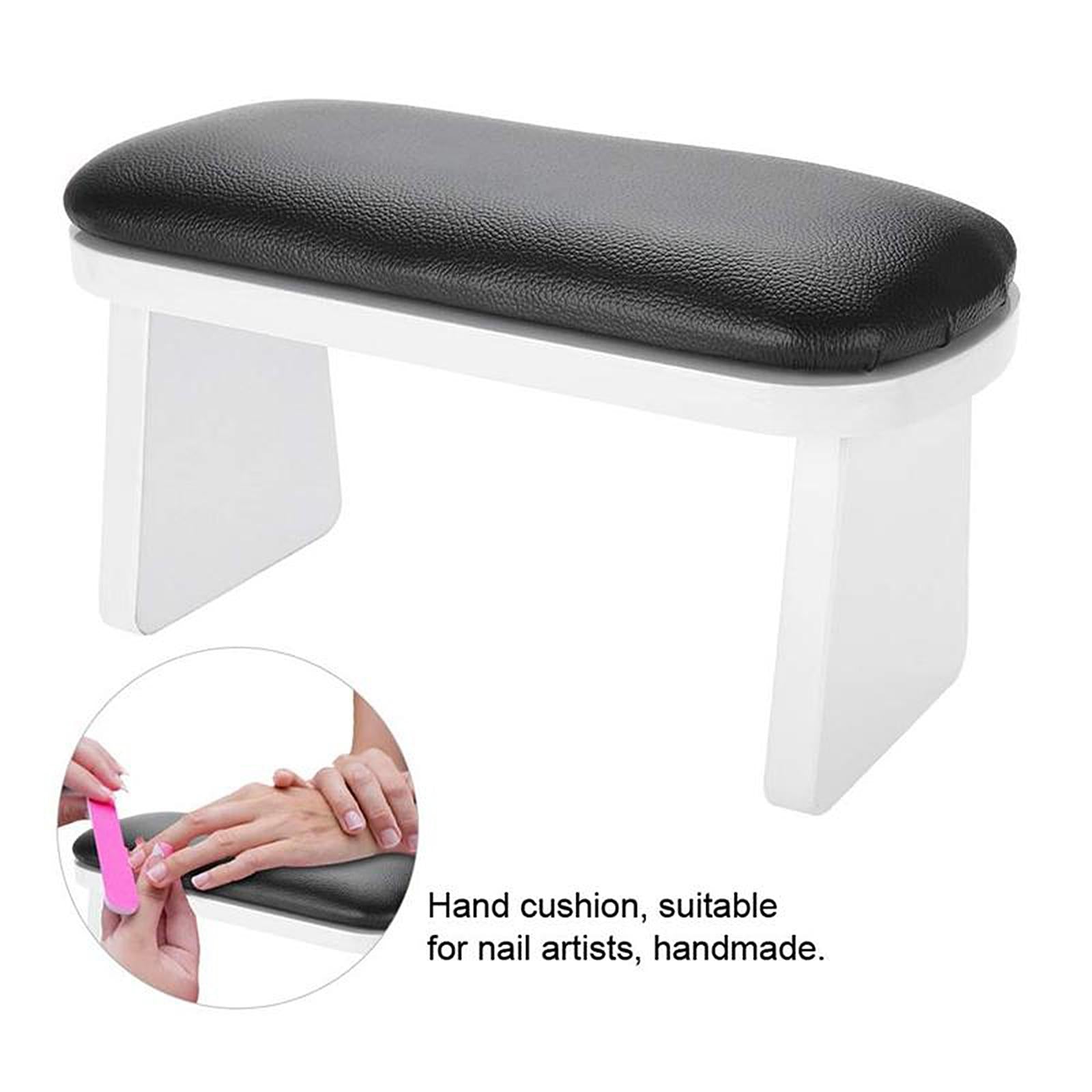 Manicure Table Nail Art Hand Pillow Manicure Arm Rest Cushion Salons Black