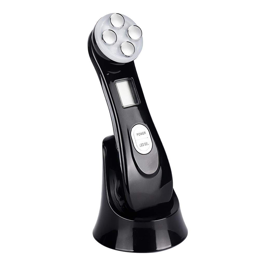 RF Radio Frequency Facial Machine Skin Lifting Device Massager Black