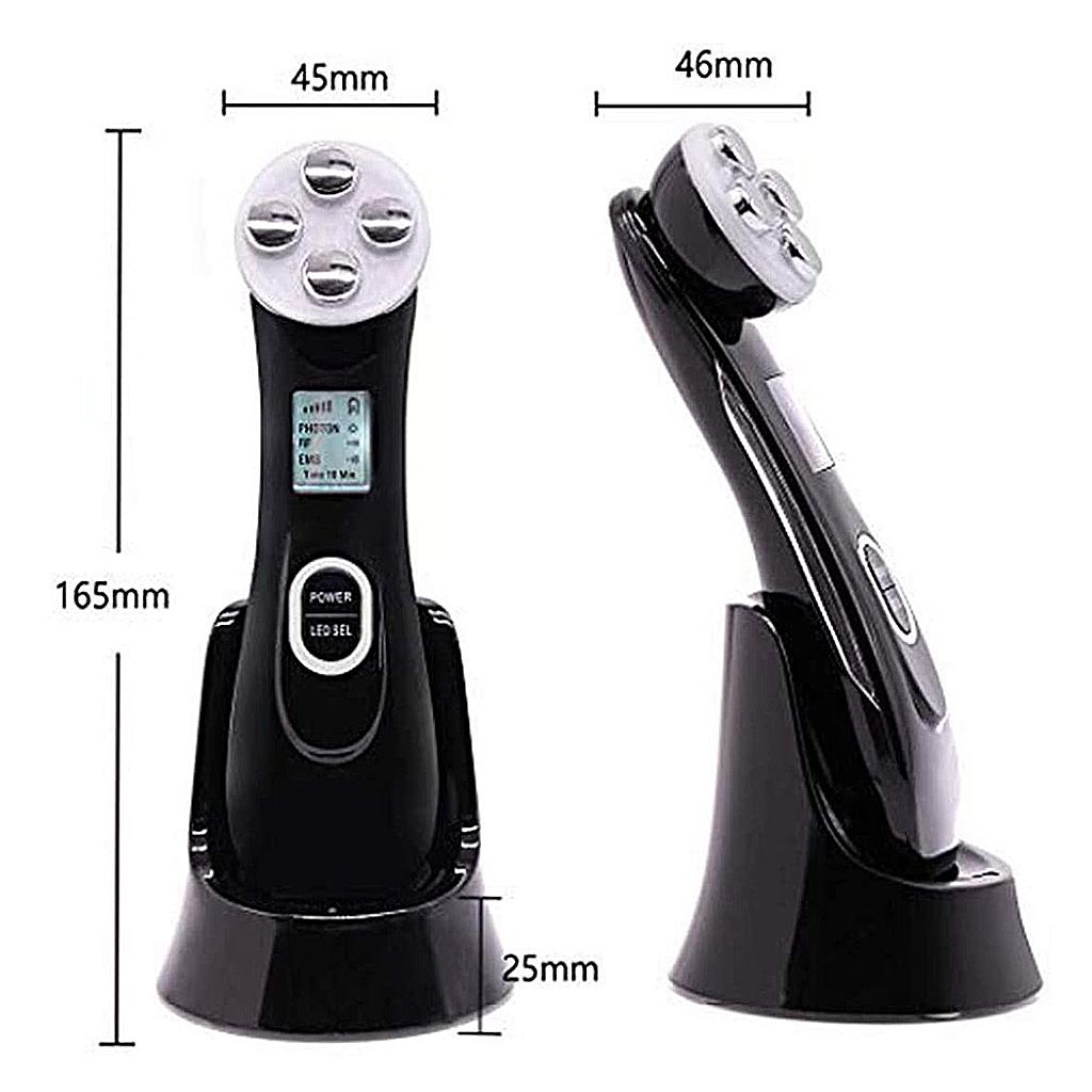 RF Radio Frequency Facial Machine Skin Lifting Device Massager Black