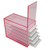 Acrylic 5 Layer Eyelash Storage Case Box Container Holder White pallet