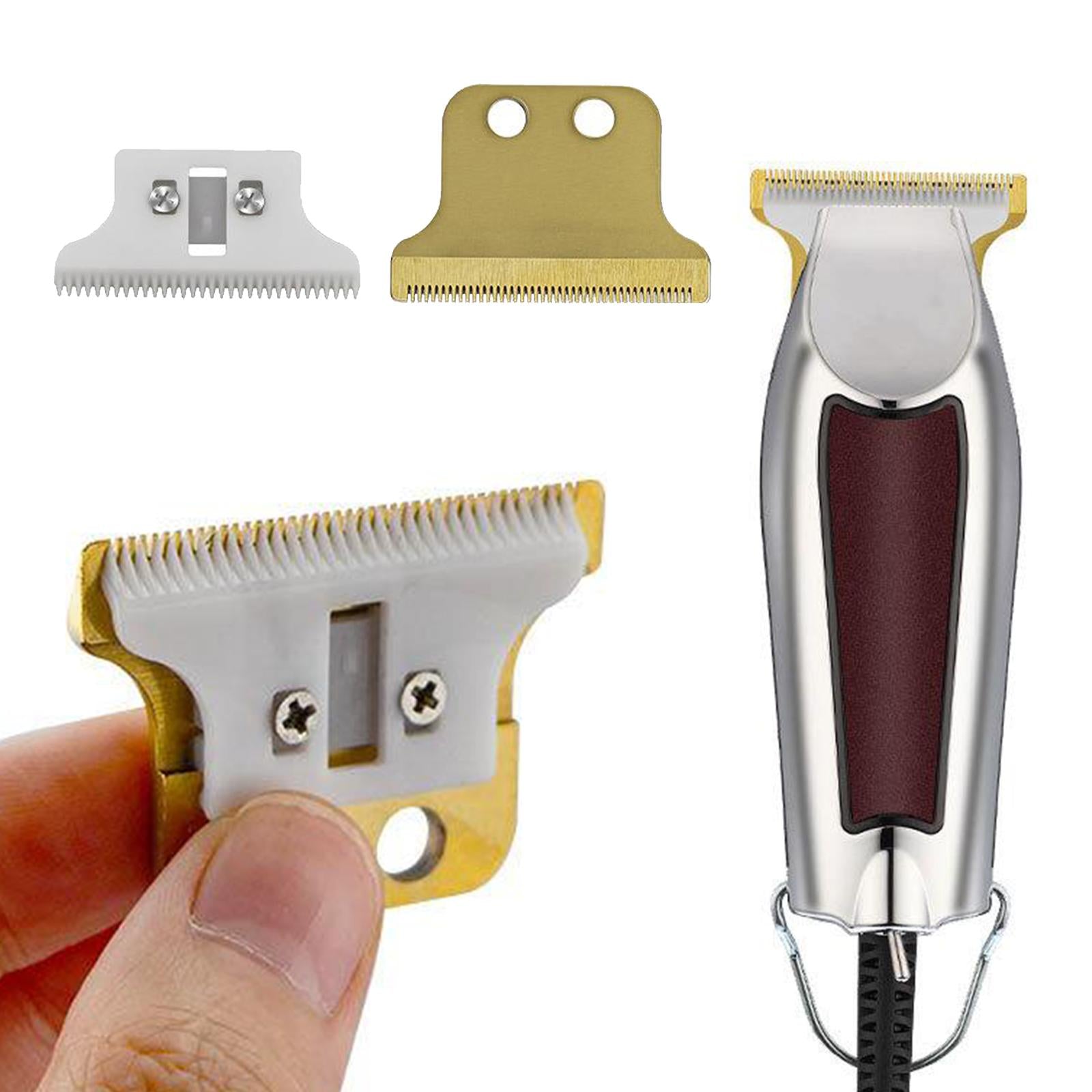 Salon Barber Blade Cutter Head For WAHL 8081 Hair Clipper Gold + Ceramic