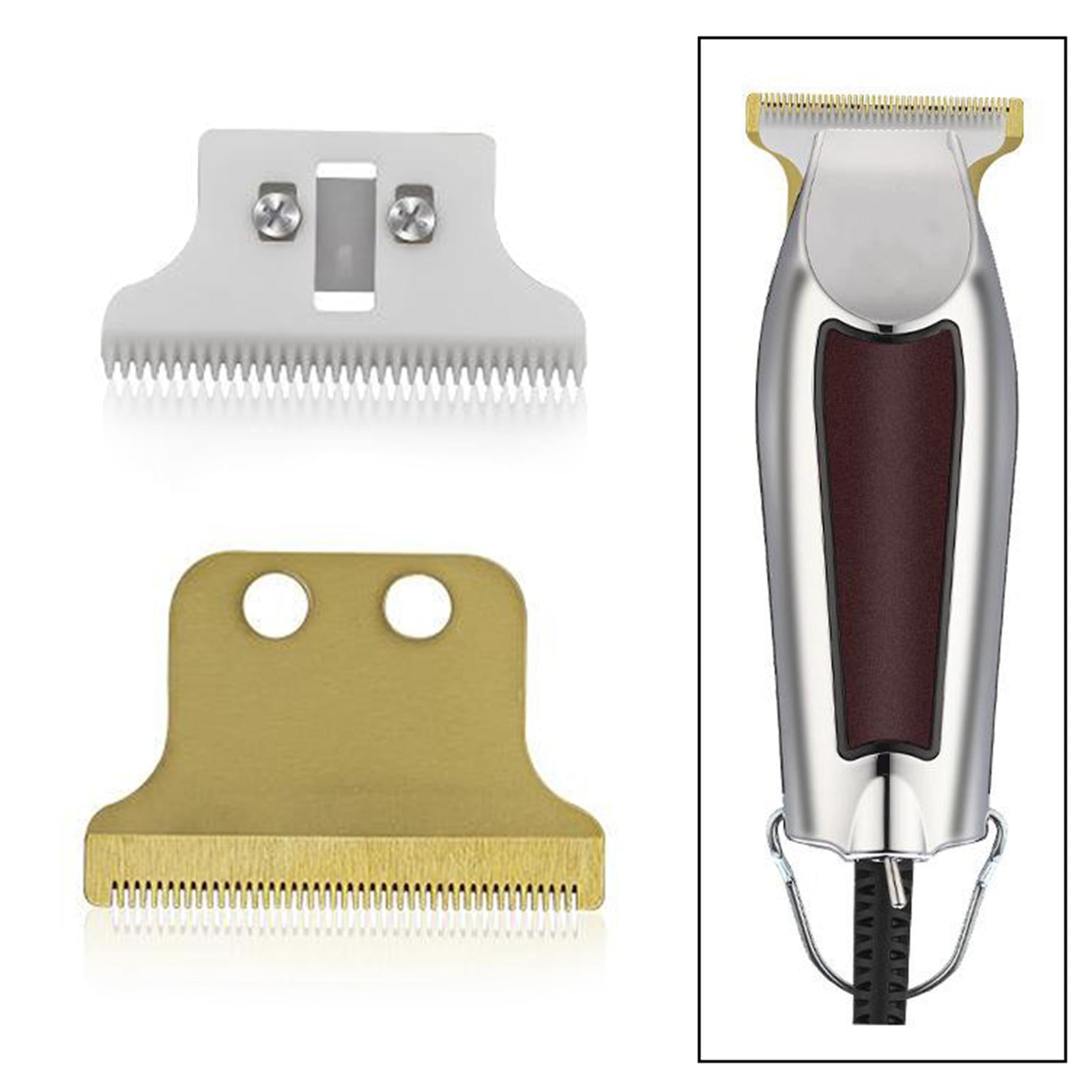 Salon Barber Blade Cutter Head For WAHL 8081 Hair Clipper Gold + Ceramic