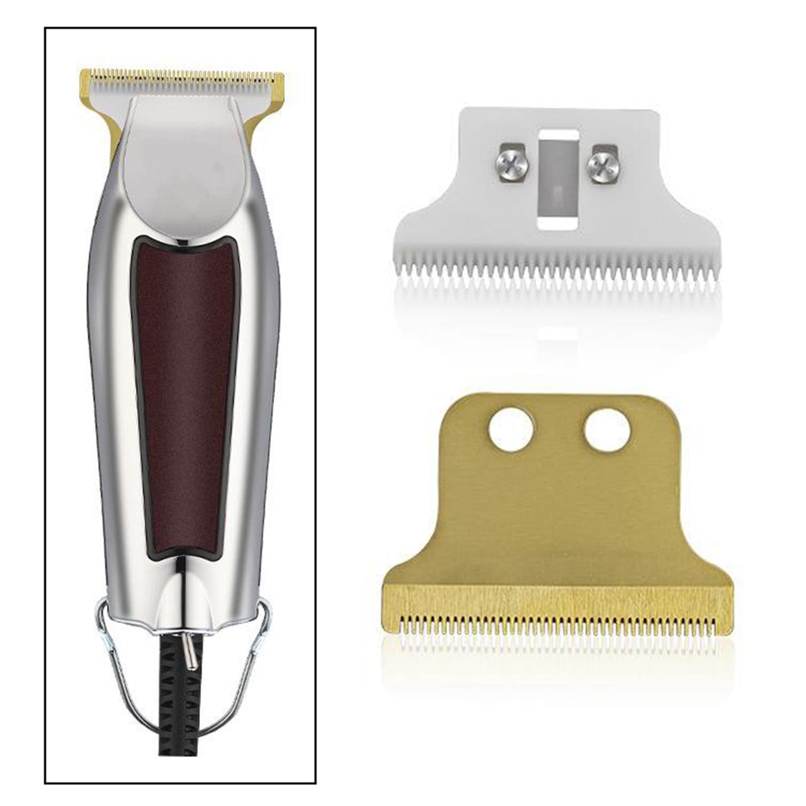 Salon Barber Blade Cutter Head For WAHL 8081 Hair Clipper Gold + Ceramic