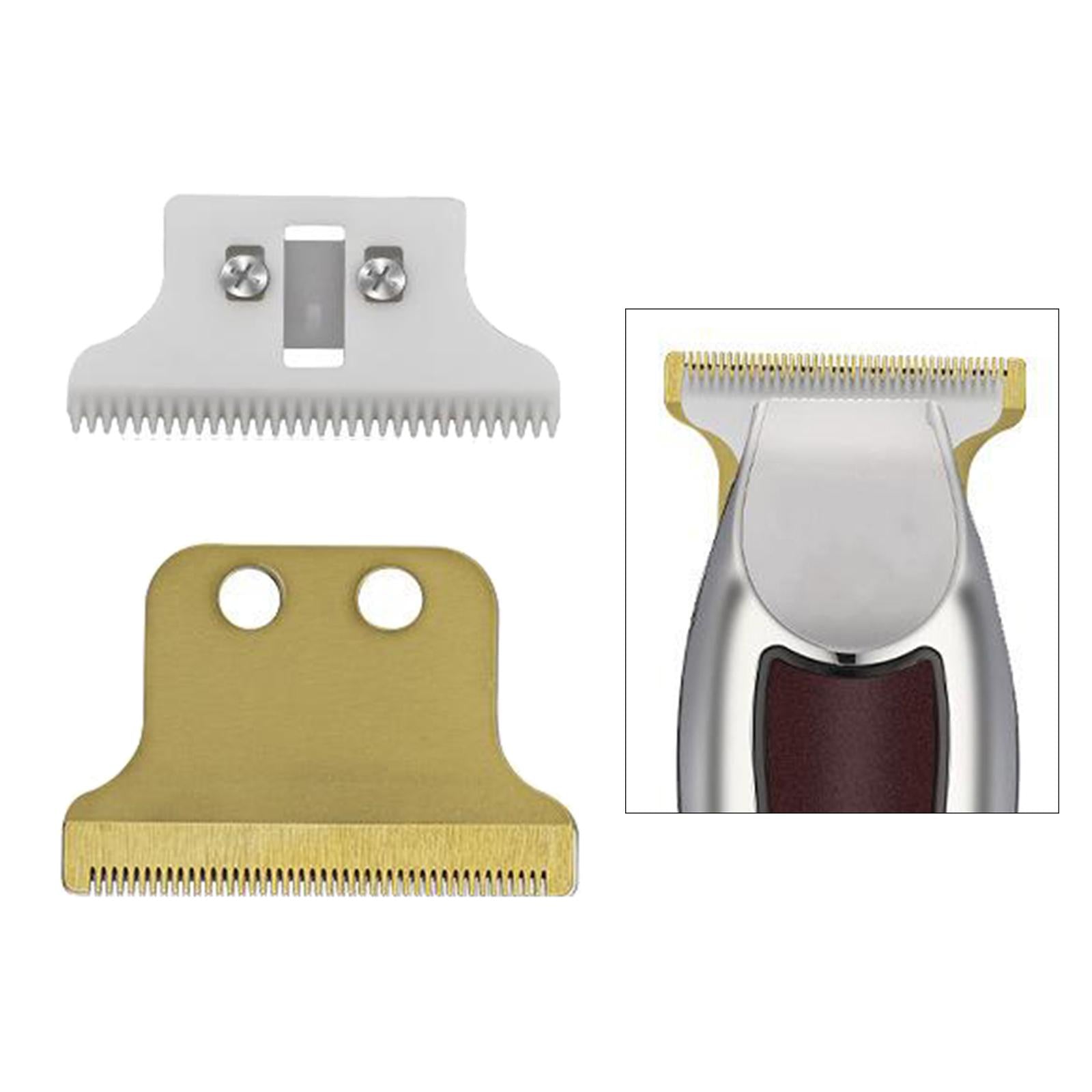 Salon Barber Blade Cutter Head For WAHL 8081 Hair Clipper Gold + Ceramic