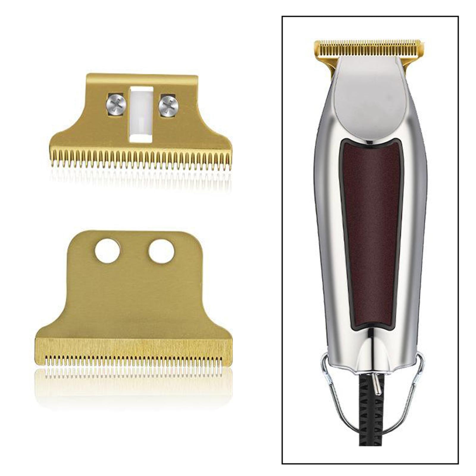 Salon Barber Blade Cutter Head For WAHL 8081 Hair Clipper Gold + Gold