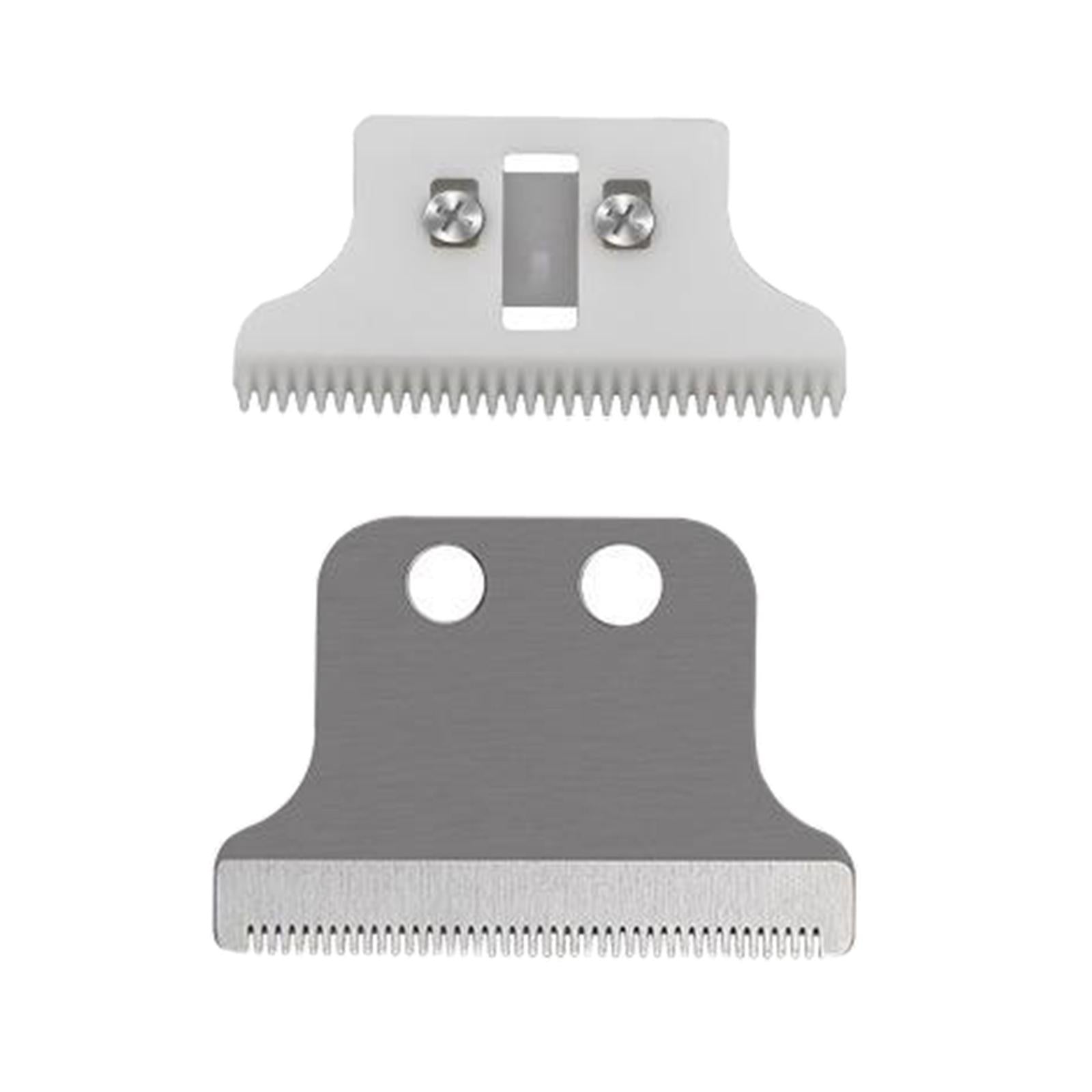 Salon Barber Blade Cutter Head For WAHL 8081 Hair Clipper Silver + Ceramic