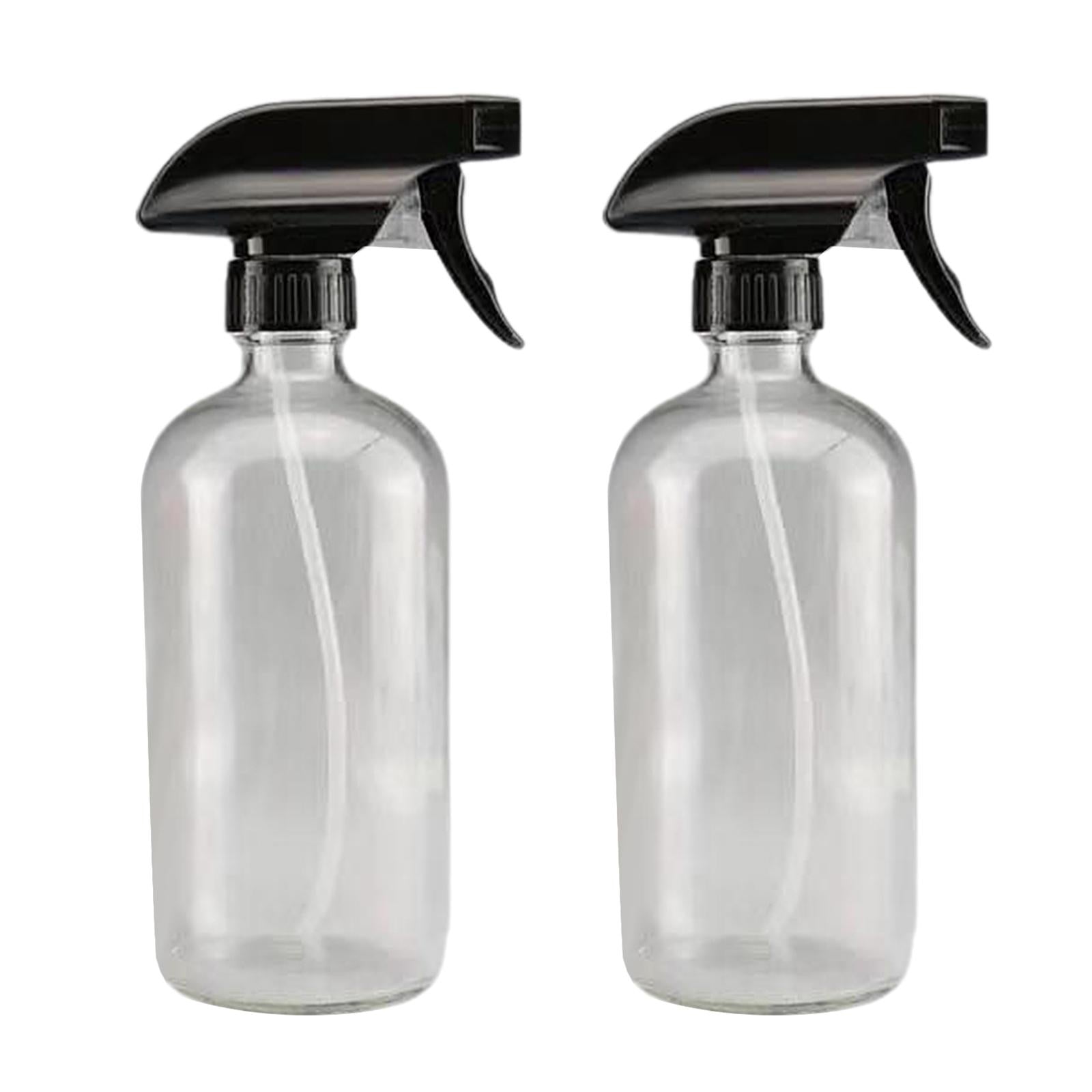 2pcs 250/500ml Boston Empty Amber/Blue Glass Spray Bottle clear  500ml