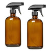 2pcs 250/500ml Boston Empty Amber/Blue Glass Spray Bottle amber 250ml