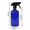 2pcs 250/500ml Boston Empty Amber/Blue Glass Spray Bottle amber 500ml