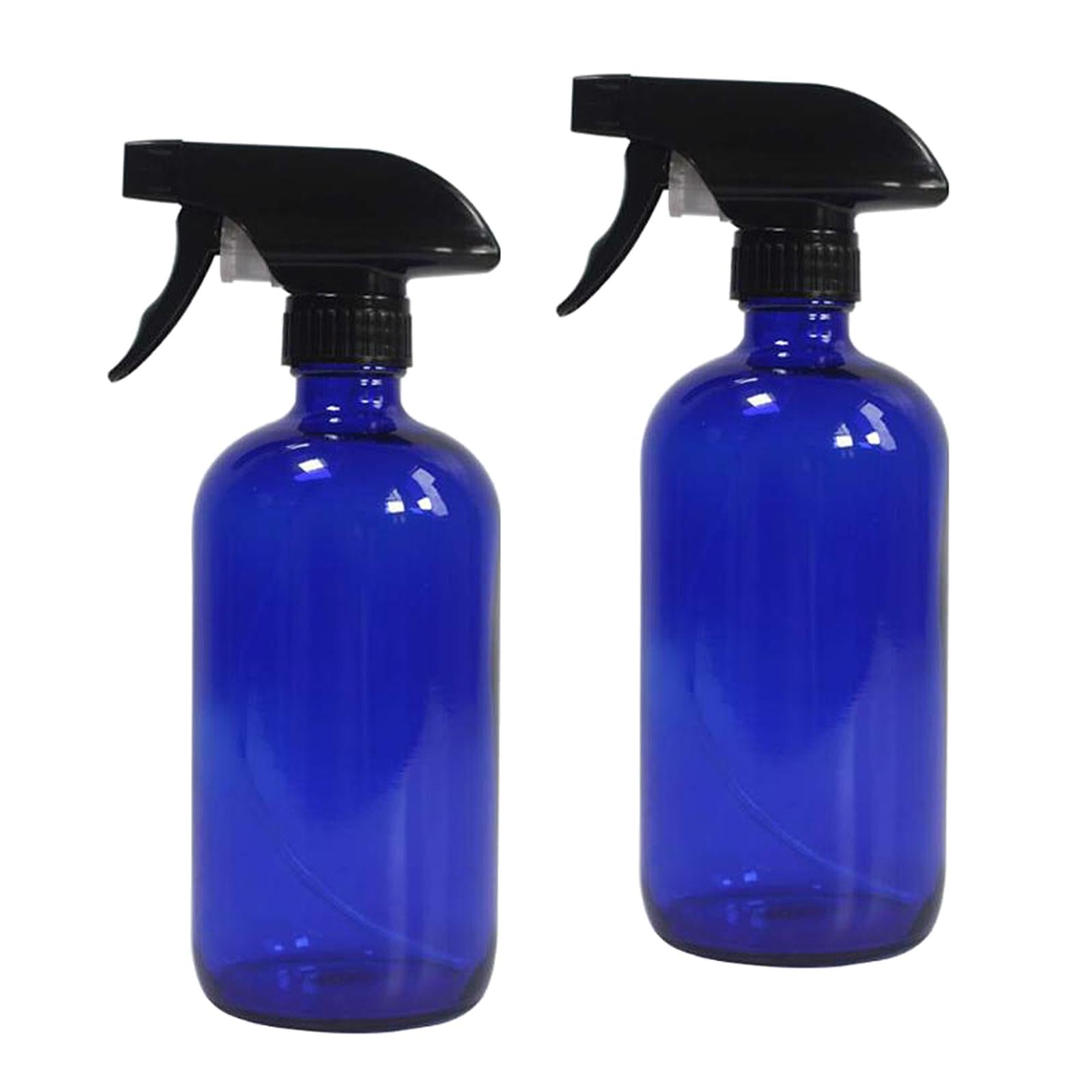 2pcs 250/500ml Boston Empty Amber/Blue Glass Spray Bottle amber 500ml