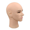 Male Men Bald Mannequin Head Glasses Headset Display Stand  Skin Color