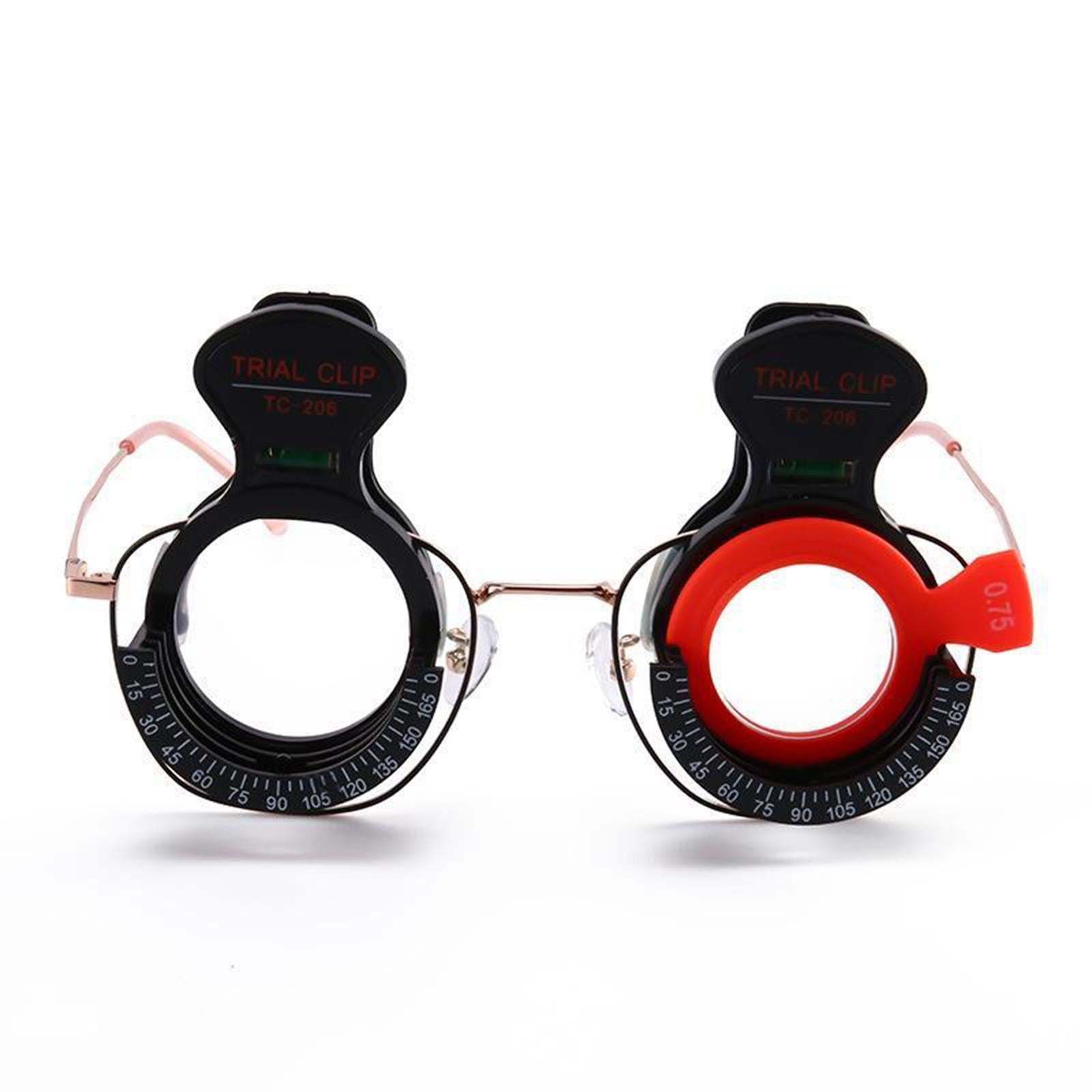 2pcs Adjustable Optometry Optician Trial Lens Frame Clip