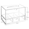 Acrylic Makeup Organizer Shelf Jewelry Holder Drawer Storage Box Clear