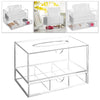 Acrylic Makeup Organizer Shelf Jewelry Holder Drawer Storage Box Clear