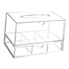 Acrylic Makeup Organizer Shelf Jewelry Holder Drawer Storage Box Clear