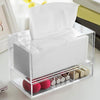 Acrylic Makeup Organizer Shelf Jewelry Holder Drawer Storage Box Clear