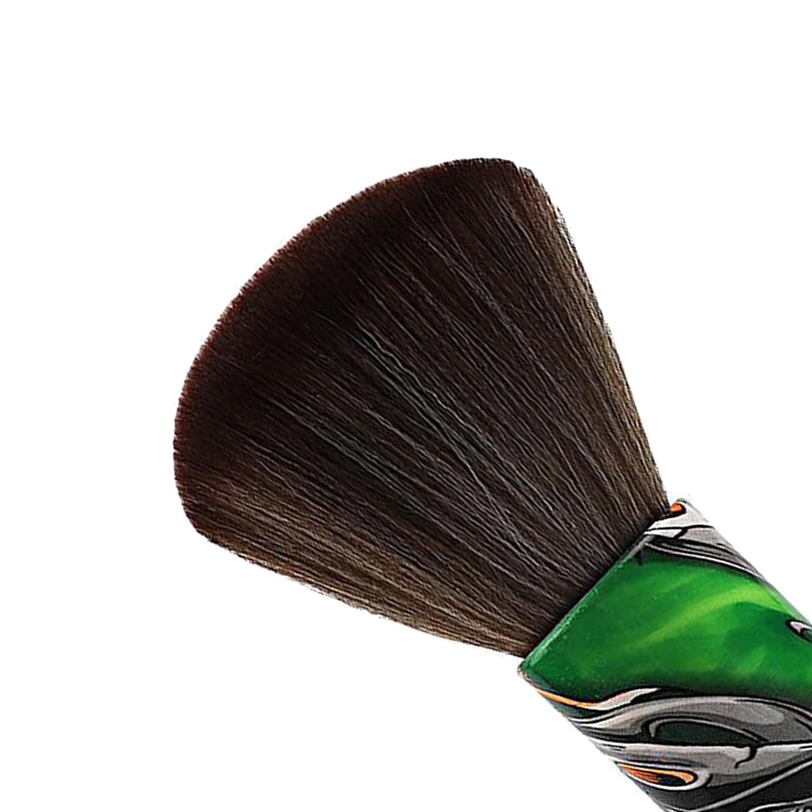 Barber Hair Cutting Neck Hair Brush Cleaning Hairbrush Water transfer Green