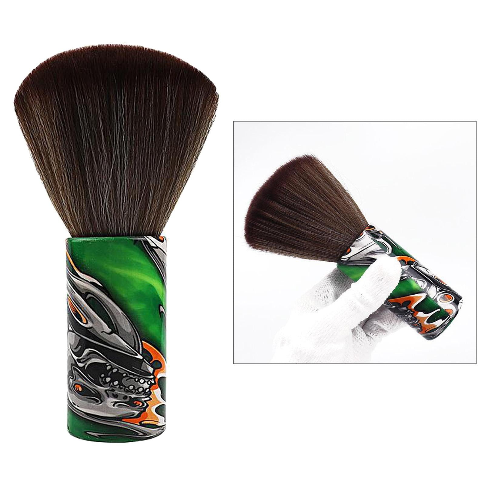 Barber Hair Cutting Neck Hair Brush Cleaning Hairbrush Water transfer Green