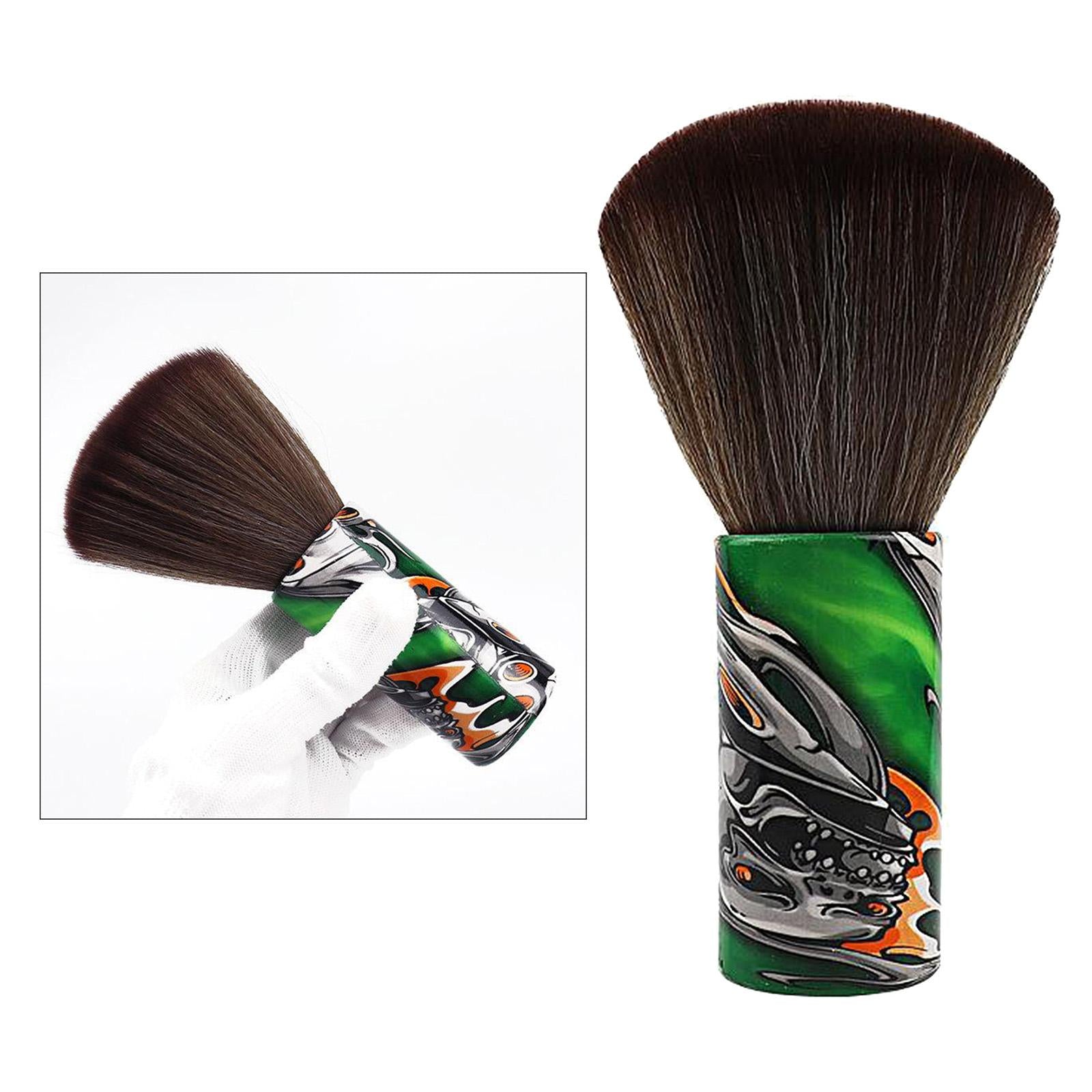 Barber Hair Cutting Neck Hair Brush Cleaning Hairbrush Water transfer Green