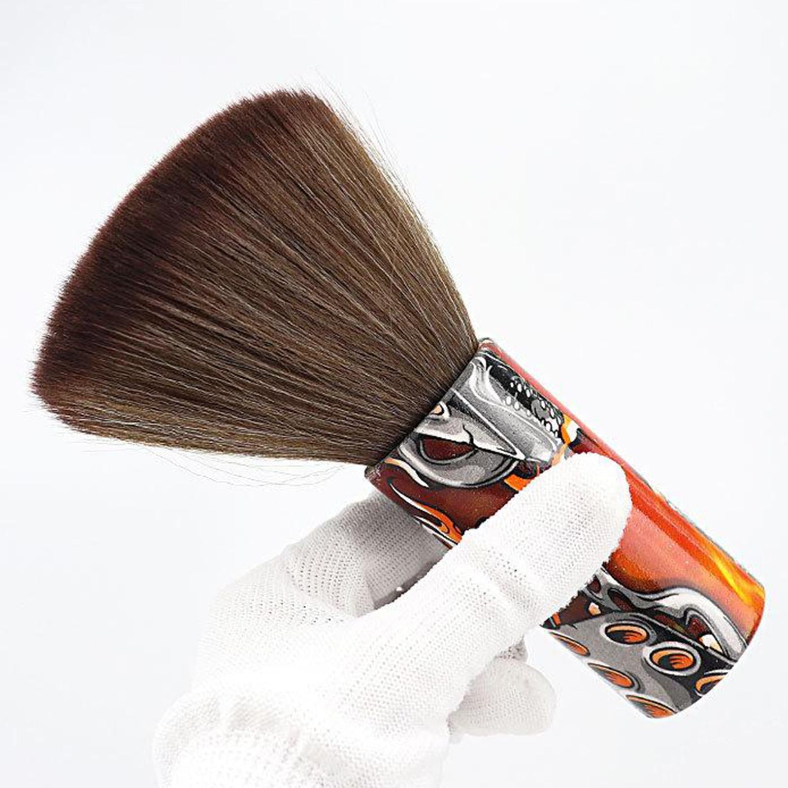 Barber Hair Cutting Neck Hair Brush Cleaning Hairbrush Water transfer Yellow