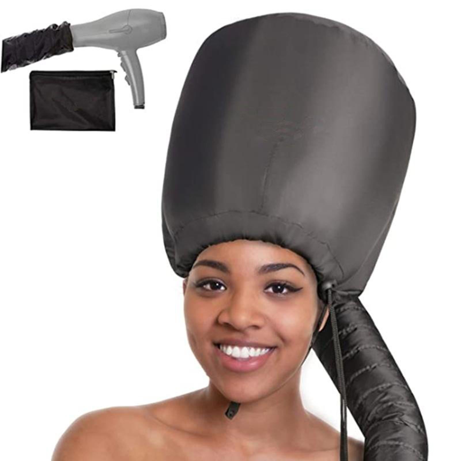 Adjustable Hair Drying Bonnet Time Saver Home Easy to Use w/ Extended Hose