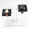 Metal Base Watch Display Stand Jewelry Organizer Bracelets Holder Black