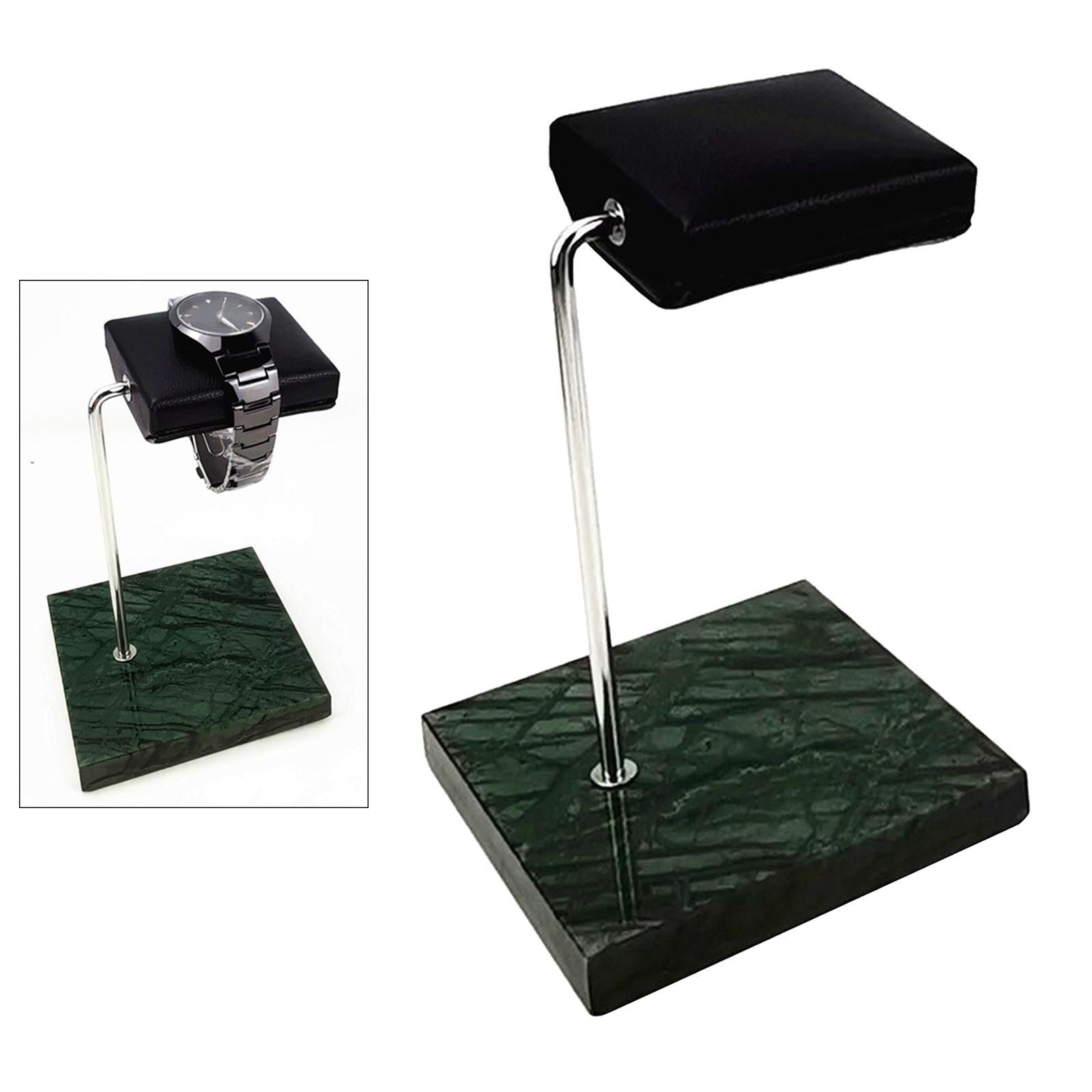 Marble Jewelry Watch Display Stand Rack Holder  Square Green A