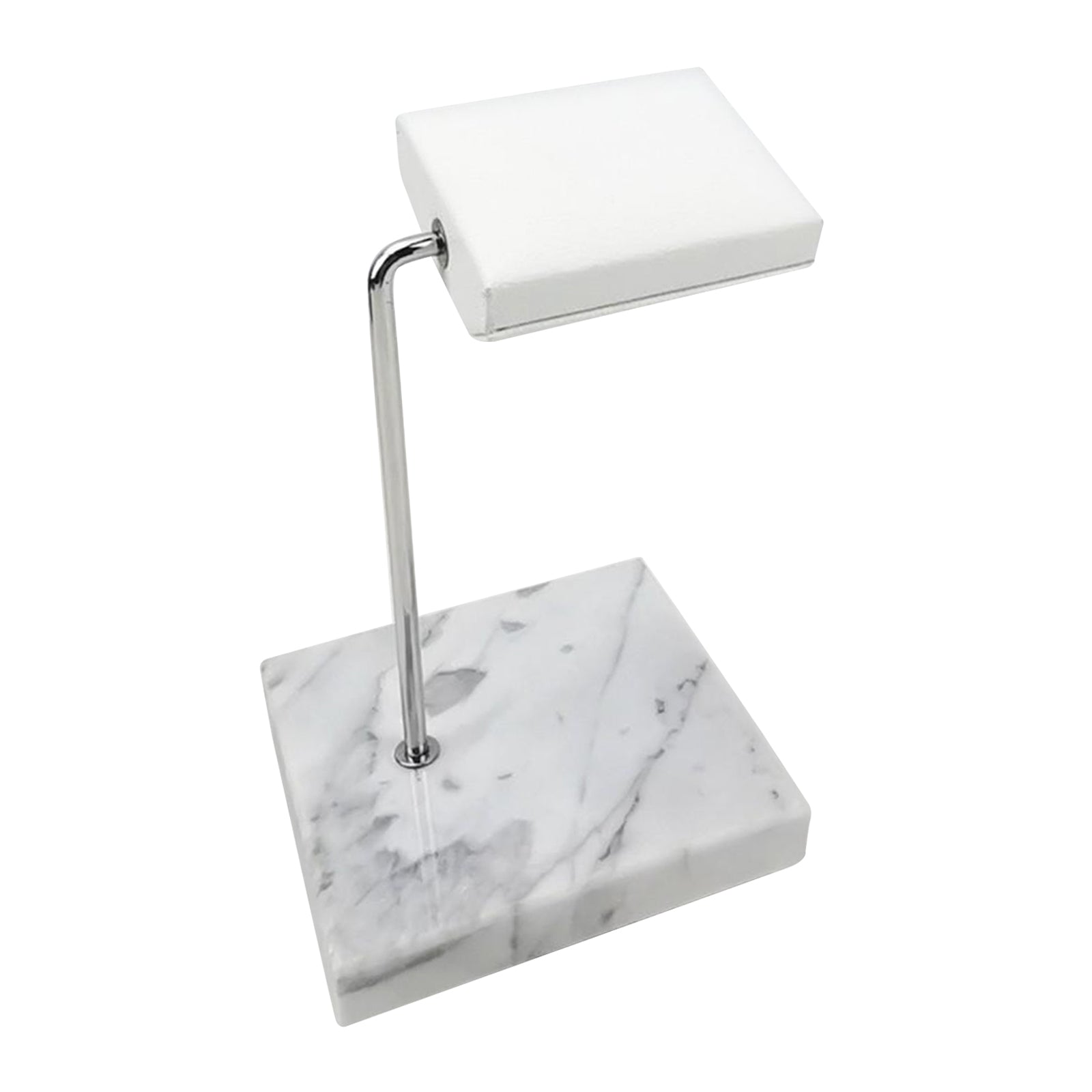 Marble Jewelry Watch Display Stand Rack Holder  Square White B