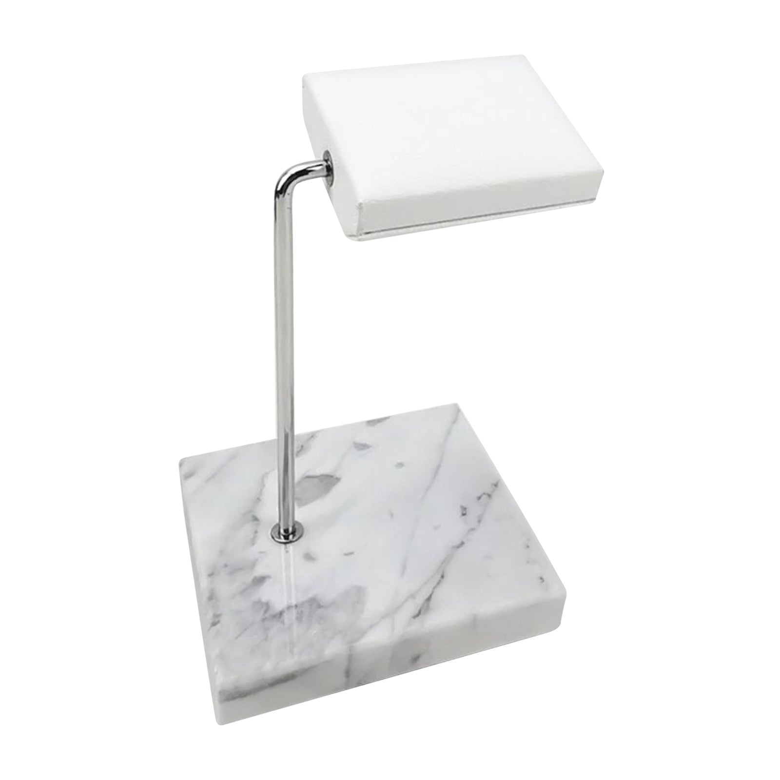 Marble Jewelry Watch Display Stand Rack Holder  Square White B