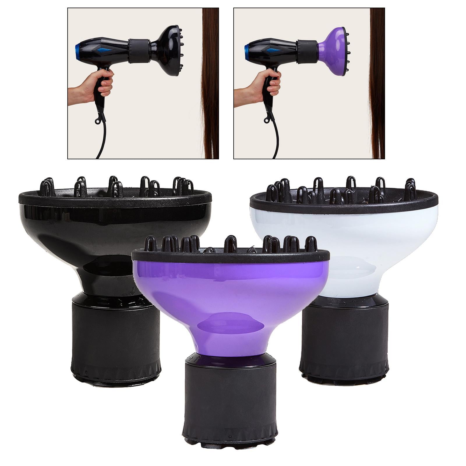 Hair Blower Hairdryer Diffuser Cover Styling Tool Portable Purple