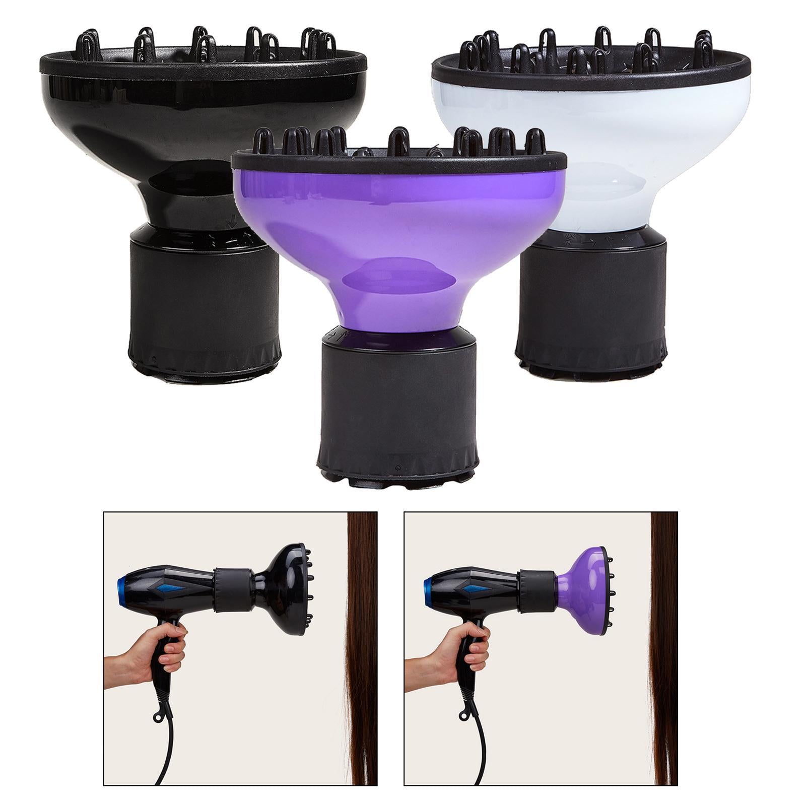 Hair Blower Hairdryer Diffuser Cover Styling Tool Portable Purple