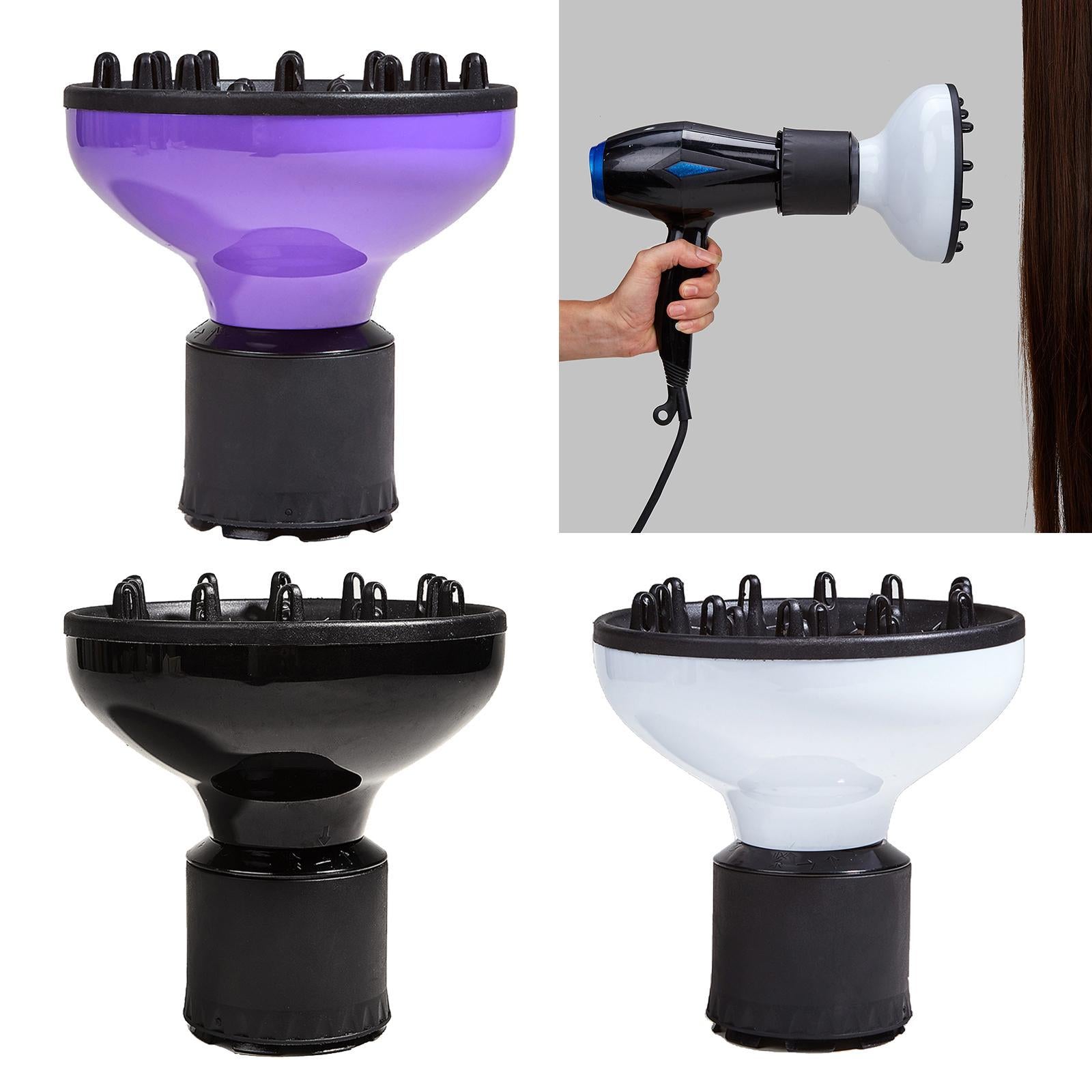 Hair Blower Hairdryer Diffuser Cover Styling Tool Portable Purple