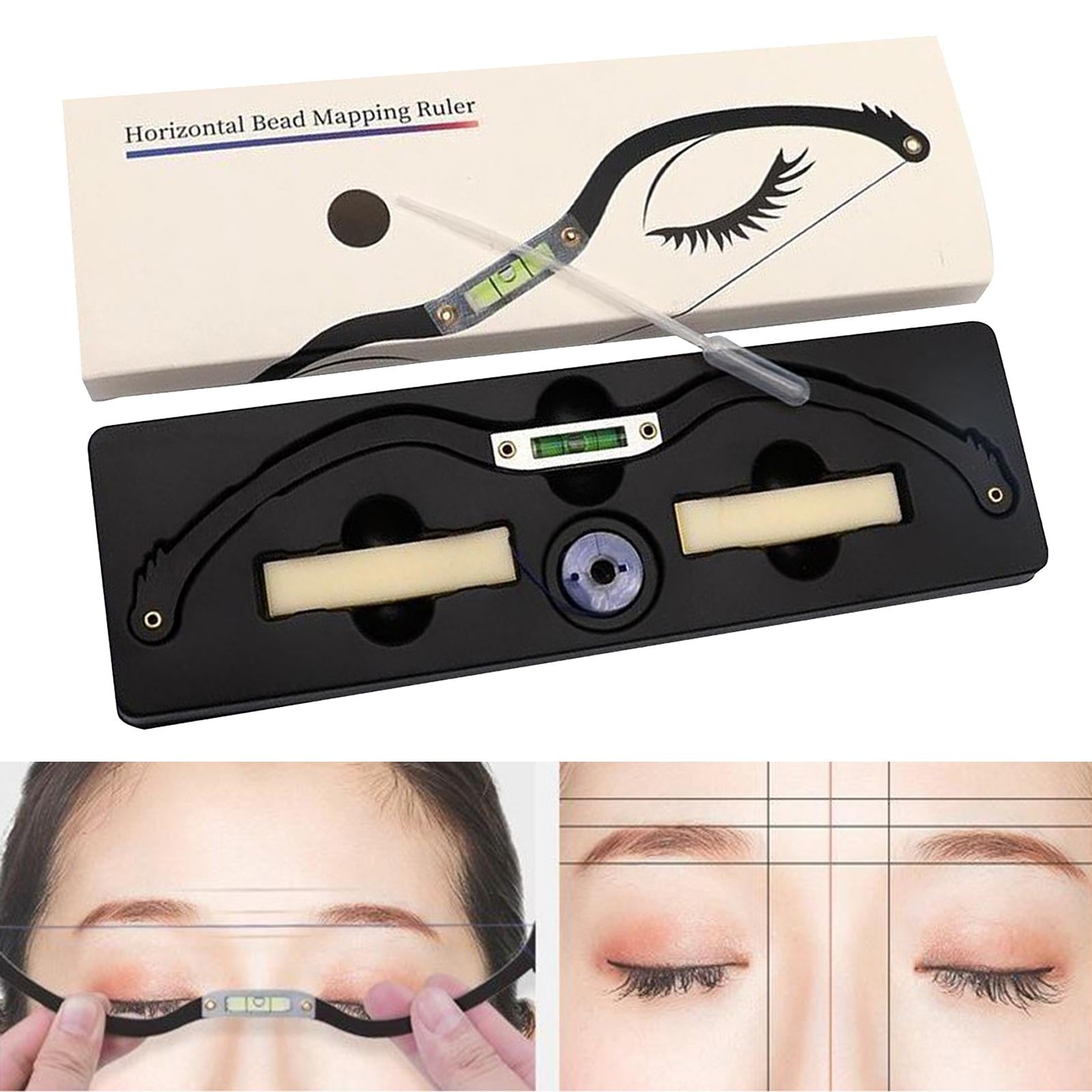 Permanent Eyebrow Marker Ruler Eyebrow Bow Mapper Permanent Black