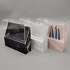 Eyelash Extension Storage Box Tweezers Organizer Case Stand Holder Black