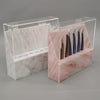 Eyelash Extension Storage Box Tweezers Organizer Case Stand Holder Pink