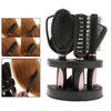 New 5x Professional Salon Hair Brush Comb Set Mirror & Stand Holder Pack