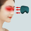 USB Electric Heated Silk Eye Mask Moxa Heating Relieve Dark Circles  Green