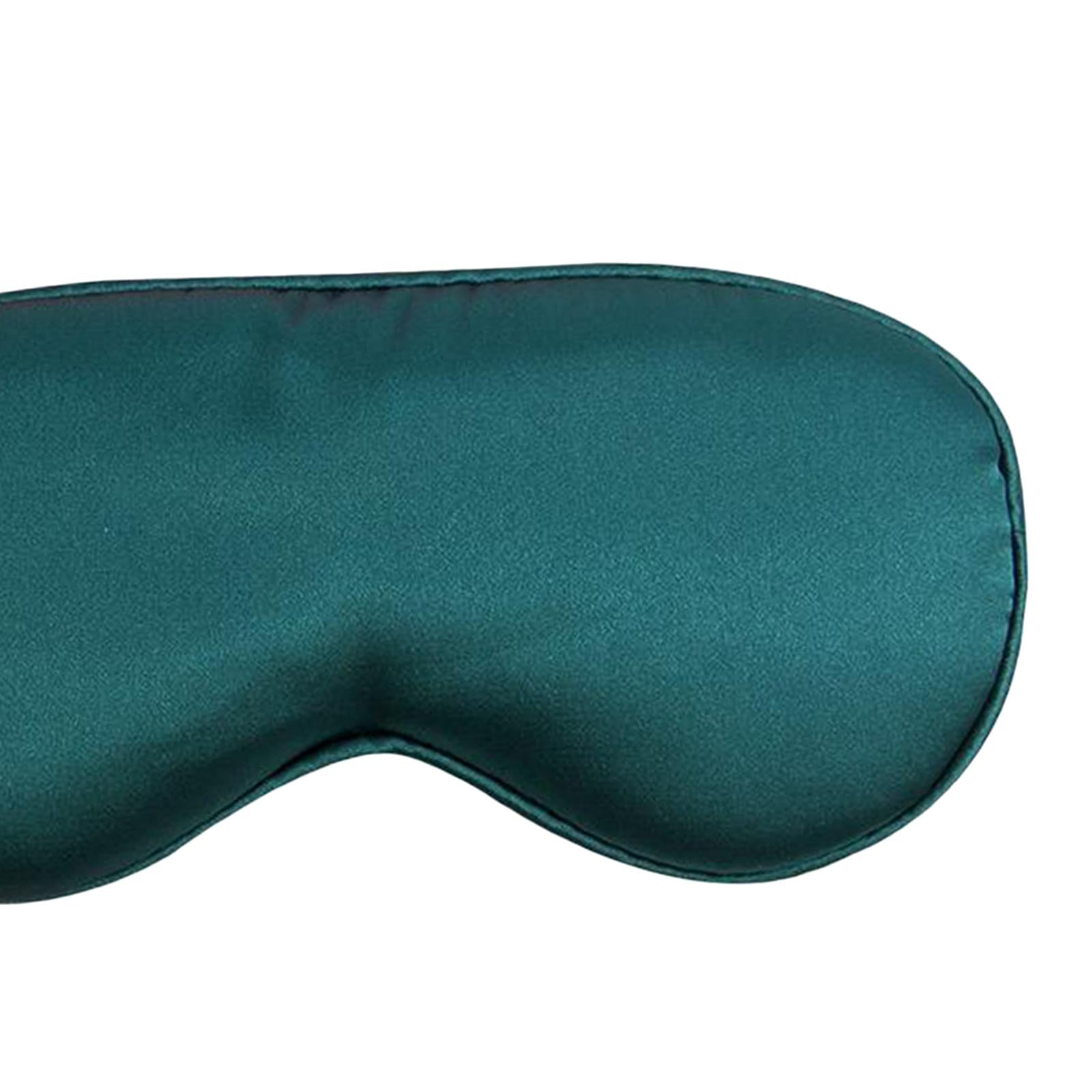 USB Electric Heated Silk Eye Mask Moxa Heating Relieve Dark Circles  Green