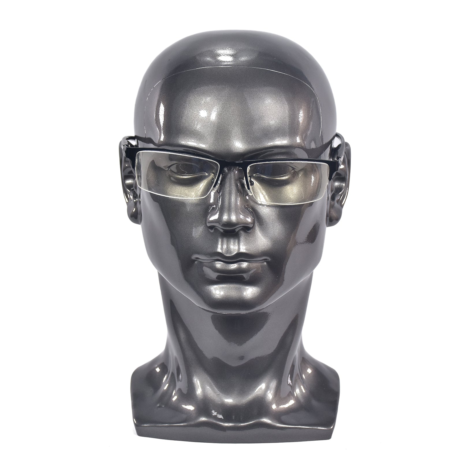 Mannequin Head Man Dummy for Scarf Hat Sunglass Display Manikin Head Black